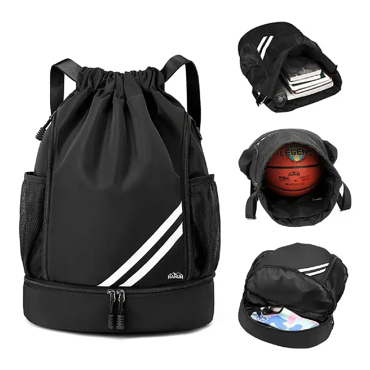 Mochila Deportiva Impermeable De Baloncesto Bolso Con Cordon 2