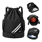 Mochila Deportiva Impermeable De Baloncesto Bolso Con Cordon - Miniatura 2