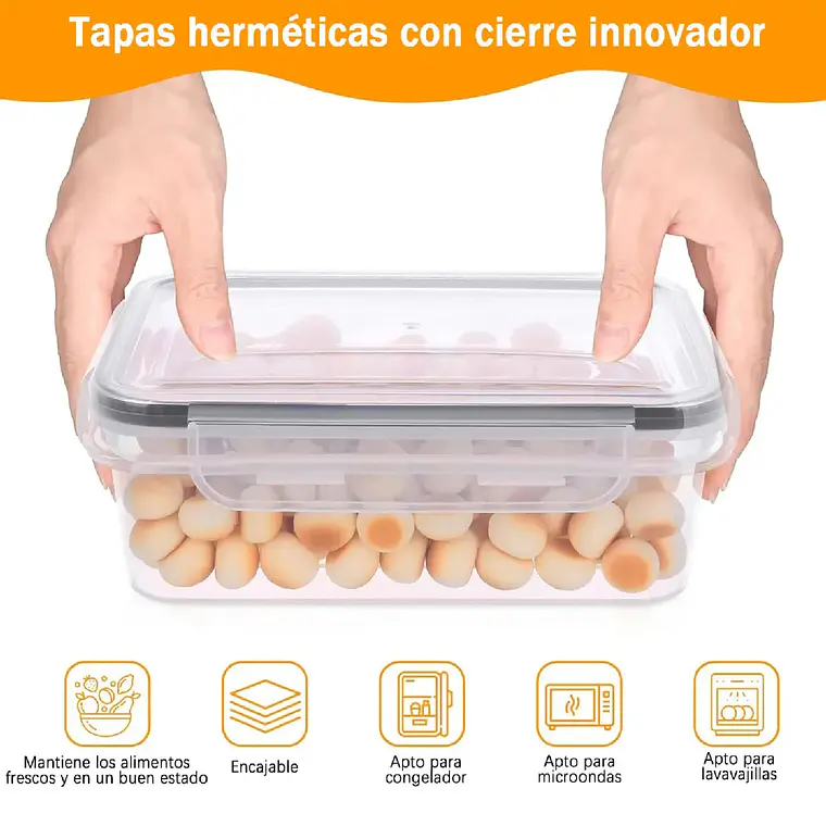 Set 24 Recipientes Contenedores Herméticos Taper De Alimento 2