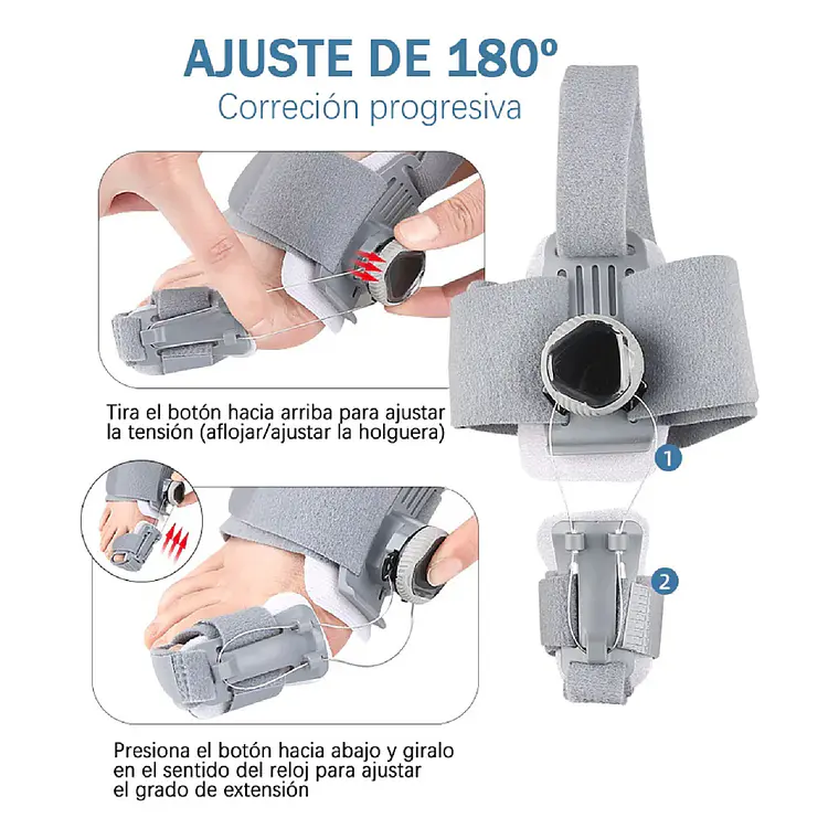 Corrector De Juanetes Ferula Perilla Ajustable Ortopedica 2