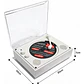 Reproductor De Disco Bluetooth Usb Portátil Retro - Miniatura 8