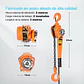 Tecle Polipasto Manual Con Cadena 2 Toneladas X3 Metros - Miniatura 5