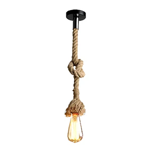 Lampara Colgante Soga Decorativo Vintage E27