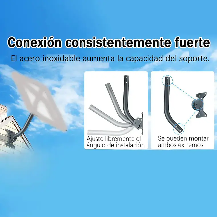 Soporte Ajustable V3 Para Antena Starlink+kit De Instalacion 3