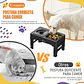 Comedero Bebedero Elevado Regulable 2en1 Perros Gatos Platos - Miniatura 2