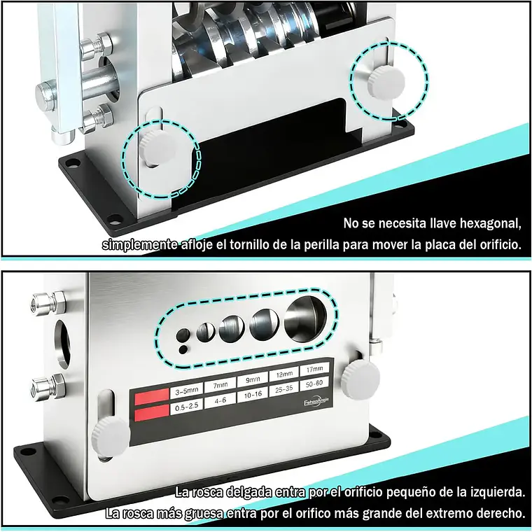 Maquina Peladora De Cables Pelacables Manual Y Para Taladro 4