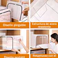 Organizadora Caja Para Ropa Transparente Soporte De Metal - Miniatura 3