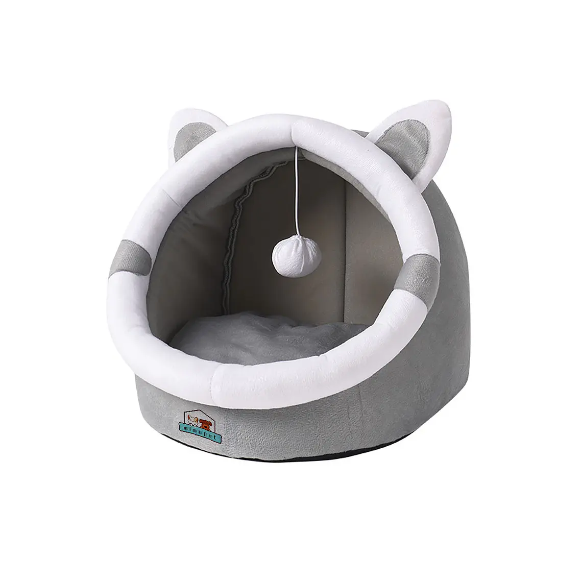 Cama Mediana Cómoda Para Gatos Tipo Cueva Lavable 1