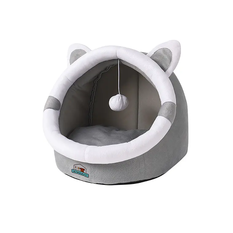 Cama Mediana Cómoda Para Gatos Tipo Cueva Lavable 1