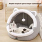 Cama Mediana Cómoda Para Gatos Tipo Cueva Lavable - Miniatura 2