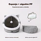 Cama Mediana Cómoda Para Gatos Tipo Cueva Lavable - Miniatura 3