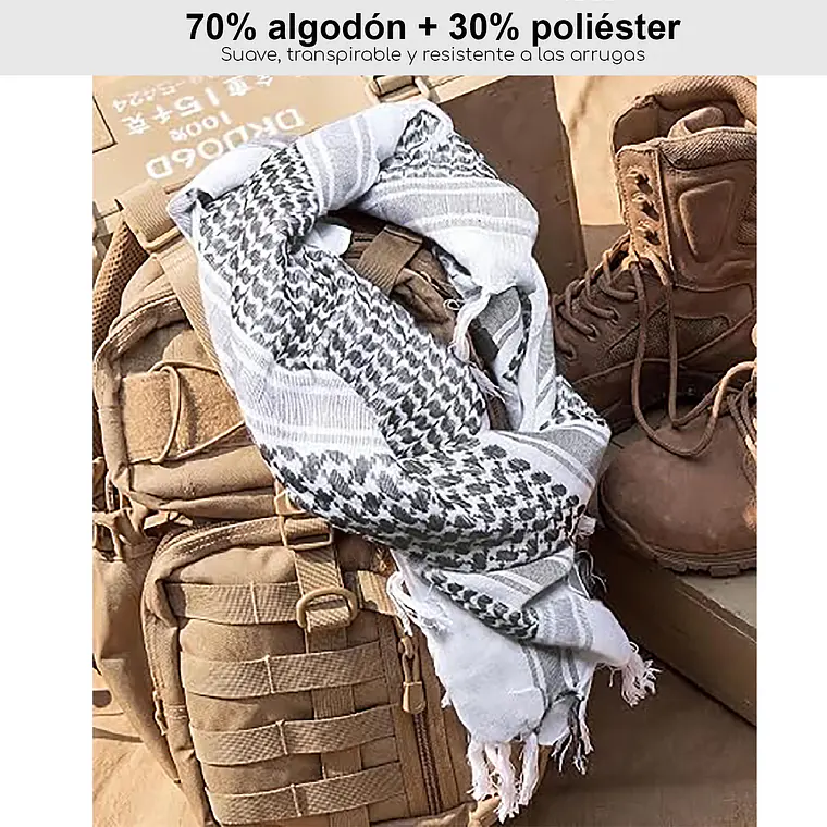 Pañuelo Shemagh Tactico Militar Bufanda Airsoft Paintball 4