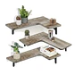 Set 3 Repisas Flotantes Esquineras De Madera Diseño Nordico - Miniatura 1