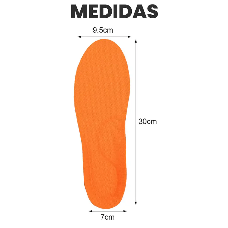 Plantillas Deportivas Ortopedicas Con Absorción De Impacto 6