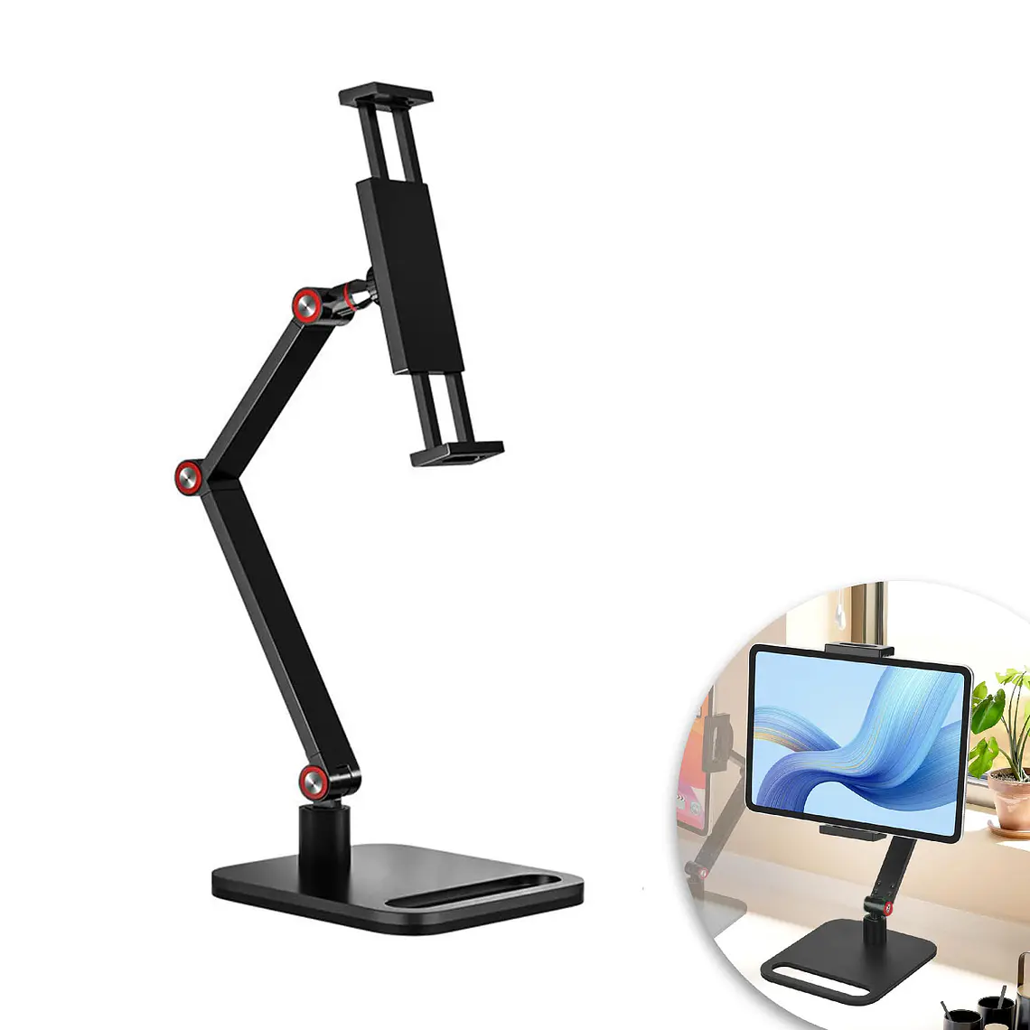 Soporte Ajustable Plegable Para Tablet Y Monitor De 17.3pulg 1