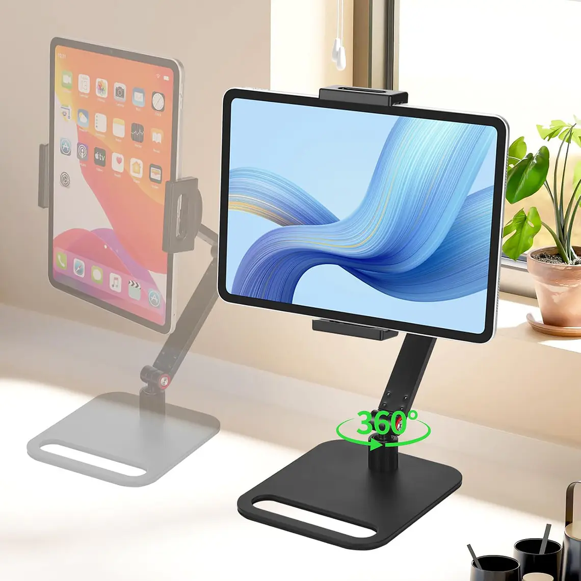 Soporte Ajustable Plegable Para Tablet Y Monitor De 17.3pulg 6