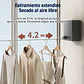 Tendedero Retráctil De Pared Colgador Para Ropa 4.2m - Miniatura 5