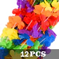 Set 12 Collar Hawaiano Flores Multicolor Cotillon Fiesta - Miniatura 2
