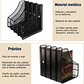 Organizador De Oficina Escritorio Vertical 4 Divisiones - Miniatura 5