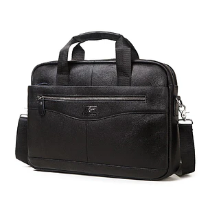 Maletín Bolso Portafolio De Cuero Para Portátil Notebook 14