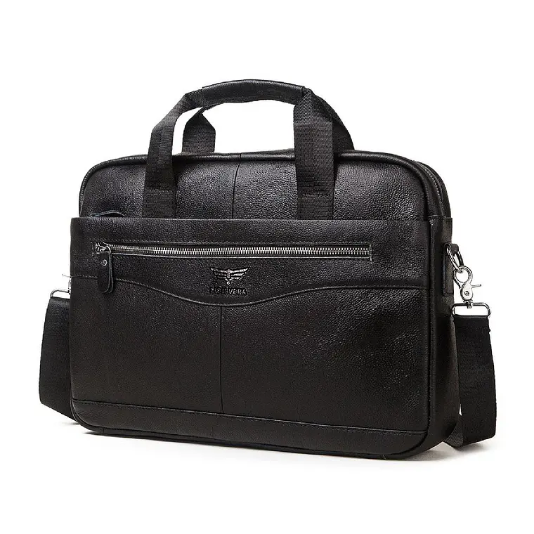 Maletín Bolso Portafolio De Cuero Para Portátil Notebook 14 2