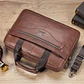 Maletín Bolso Portafolio De Cuero Para Portátil Notebook 14 - Miniatura 3