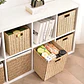 Cesta Canasto Organizador Decorativo De Mimbre Plegable - Miniatura 4