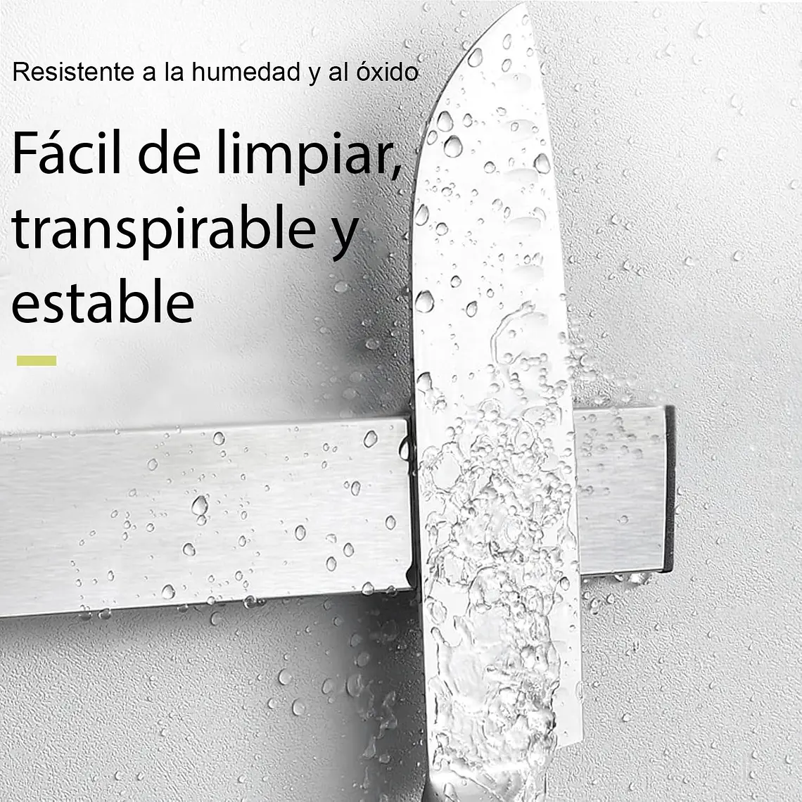Barra Magnética Para Cuchillos Acero Inoxidable 50cm 4