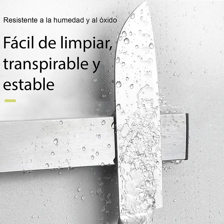 Barra Magnética Para Cuchillos Acero Inoxidable 50cm 4