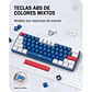 Teclado Mecanico Gamer 60% Rgb Español Hot-swap T60 Usb-c - Miniatura 4