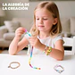 Kit Para Hacer Pulsera Cuentas Mostacillas Letras 24 Colores - Miniatura 5