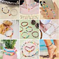 Kit Para Hacer Pulsera Cuentas Mostacillas Letras 24 Colores - Miniatura 7