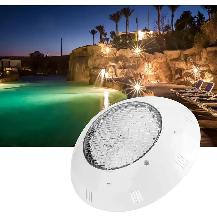 Foco Led Piscina Subacuatico 18w Luz Calida Sobreponer 7