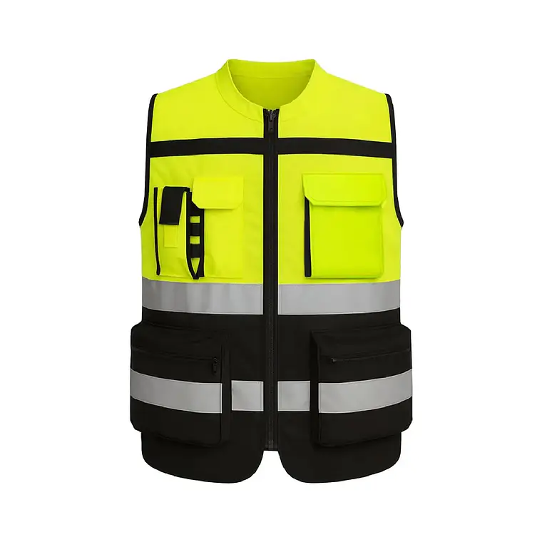 Chaleco Geologo Reflectante Ingeniero Minero Multi Bolsillos 1