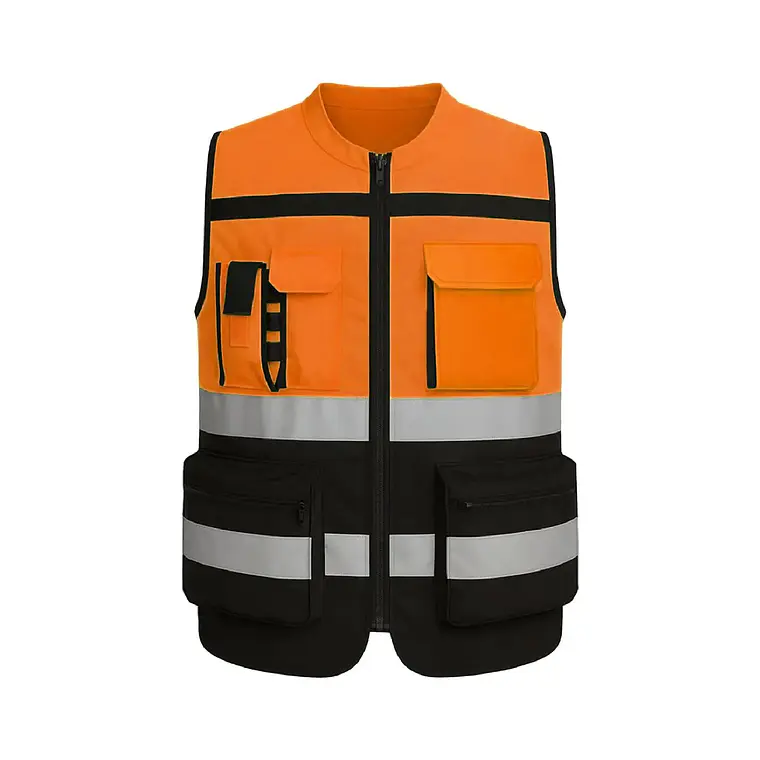 Chaleco Geologo Reflectante Ingeniero Minero Multi Bolsillos 2