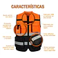 Chaleco Geologo Reflectante Ingeniero Minero Multi Bolsillos - Miniatura 4