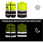Chaleco Geologo Reflectante Ingeniero Minero Multi Bolsillos - Miniatura 5
