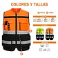 Chaleco Geologo Reflectante Ingeniero Minero Multi Bolsillos - Miniatura 6