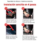 Bloqueo Traba Volante A Cinturón De Seguridad Universal - Miniatura 5