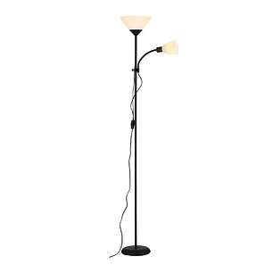 Lampara De Pie Doble Luz Lectura Y Ambiente Flexible Living