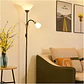 Lampara De Pie Doble Luz Lectura Y Ambiente Flexible Living - Miniatura 7