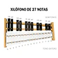 Xilofono 27 Notas Base Madera Y Metal Metalofono Educativo - Miniatura 5