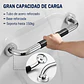 2 Barras Agarradera De Seguridad Baño Acero Inoxidable 50cm - Miniatura 2