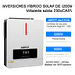 Inversor Híbrido De 6200w, 48v, 120 A, Tipo De Carga Mppt - Miniatura 2