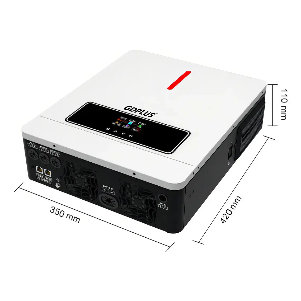 Inversor Híbrido De 6200w, 48v, 120 A, Tipo De Carga Mppt 6