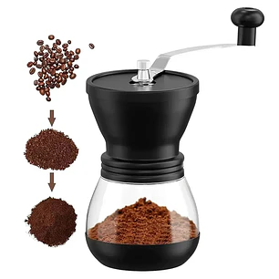 Molinillo Moledor De Granos De Café Y Semillas Manual