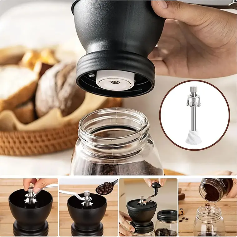 Molinillo Moledor De Granos De Café Y Semillas Manual 6