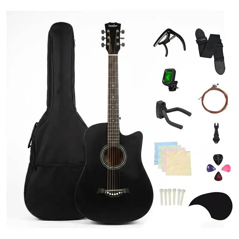 Guitarra Acustica 38 Pulgadas Kit Completo Funda Accesorios 1