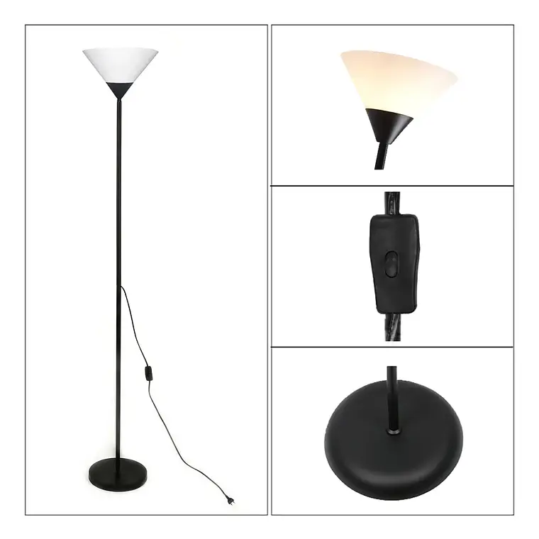 Lampara De Pie Lectura Moderna Luz Calida Living Dormitorio 2