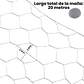 Malla Hexagonal Malla Gallinero 90cm Alto X 20mt Largo - Miniatura 4